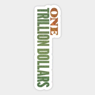 eine - one billion dollar tv series graphic design Sticker